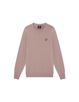 Sudadera Lyle & scott V1-Crew Lambswool gris Hombre
