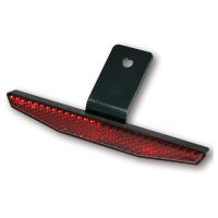 reflector trasero 125x18mm completo rojo