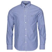 gant camisa manga larga reg poplin stripe shirt para hombre
