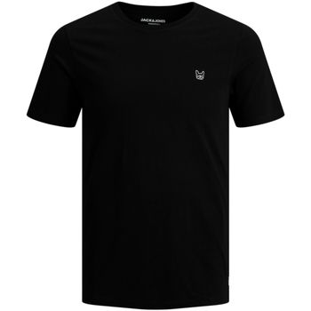 Jack & Jones Camiseta 12256700 JJDENIM LOGO TEE SS O-NECK BLACK para hombre