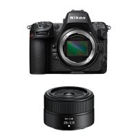 camara mirrorless nikon z8 457mp 8k 28mm f28 sensor full-frame usb-c wifi