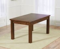 normandy 150cm dark oak extending dining table