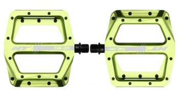 Ht components talon an71 par de pedales planos verde