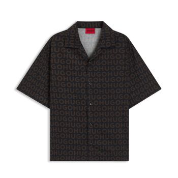 Hugo Red Camisa oversize fit en popelín 50545377-217
