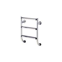 parte inferior de escalera electropulida 4 peldanos a316