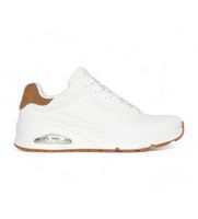 skechers para hombre 183004 zapatilllas uno suited on air blanco 43 plano cordones casual
