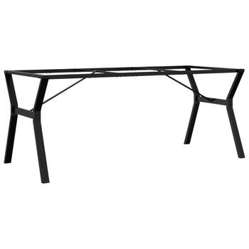 Patas De Mesa De Comedor Estructura Y Acero 180x80x73 Cm Vidaxl