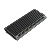 aisens caja externa m2 rgb gaming asm2-rgb011gr satanvme a usb31 gen2 gris