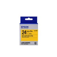 cinta para impresora de etiquetas epson lk-6ybp pastel 24 mm x 9 m