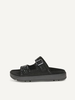 CAPRICE Mule, black, made of Leather without heel, Size 41