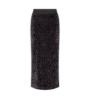 EA7 para mujer. 7W000664_AF15937 Falda Graphic Series gris (L), Casual, Poliéster