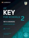 a2 key for schools 2 students book with answers with audio with resource bank