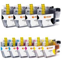pccom essential brother lc3217 cartucho tinta compatible negrocianmagentaamarillo pack 10