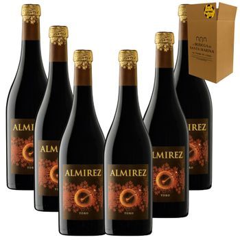 Teso La Monja - Almirez Crianza Do Toro - Tinta De Toro - Crianza 14 Me - Pack 6 Botellas 75 Cl - 14,5% Vol.