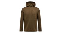 vellon con capucha para hombre peak performance trail polartec power grid beige