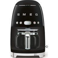 50s retro dcf02bluk filter coffee machine - black black
