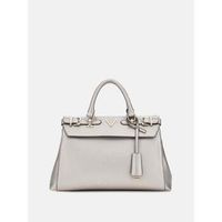 guess bolso de mano bolso bandolera eco ali luxury satch pewter para nina