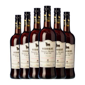 Osborne Vino Generoso Santa María Cream Jerez-xérès-sherry 75 Cl 19% Vol. (pack De 6 Unidades)