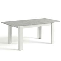 mesa de comedor extensible danna 140 blanco artik