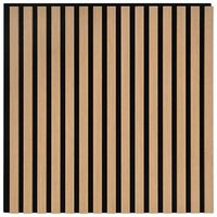 paneles de pared 8 uds 605 x 60 cm natural vidaxl