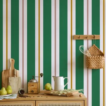 Papel pintado - 4 tiras: 192x270cm - multicolor - 99deco