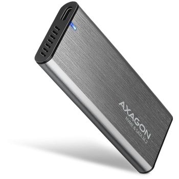 Axagon EEM2-GTR Caja SSD USB-C 3.2 Gen2 - M.2 NVME SSD Thin Rib 42-80mm Box