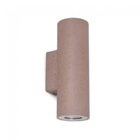 aplique de pared exterior stone ii 2 luces