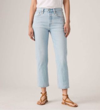 Levi's para mujer. 36200-0326 Jeans 501 Original Cropped azul (28/28), Casual, Algodón, Denim