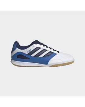 de ADIDAS ZAPATILLAS FÚTBOL SALA ADIDAS SUPER SALA J BLANCO Y AZUL