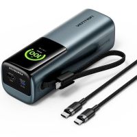 vention fkfh0 powerbank para portatiles 20000mah 165w gris con pantalla tft