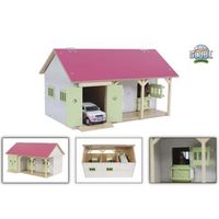 establo de caballos con 2 boxes y almacenaje rosa 132 kids globe