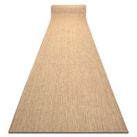 alfombra de pasillo sisal sion mezcla tejido plano natural crudo 150cm 150x980 cm