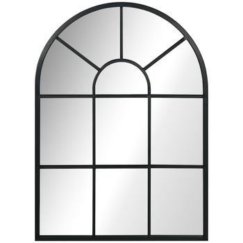Espejo de pared 50x2x70 cm negro