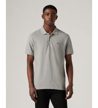 Levi's para hombre. 35883-0004 Polo Hm gris (XS), Casual, Algodón, Manga corta