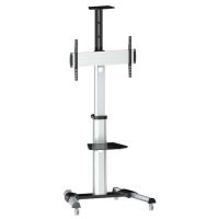 equip soporte de suelo con ruedas para pantalla de 37-70 de aluminio vesa 600x400 max 50kg