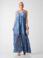 maxi bordado dress