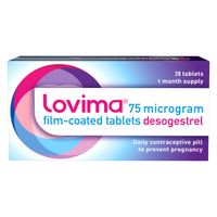 lovima 75 microgram film-coated desogestrel