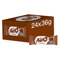 nestle aero bubbly milk bar - 24 x 36g