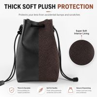 bolsa interior protectora para camara fotografica puluz bolsa de transporte acolchada gruesa y correa para el hombro para camaras slr y dslr tamano l m s