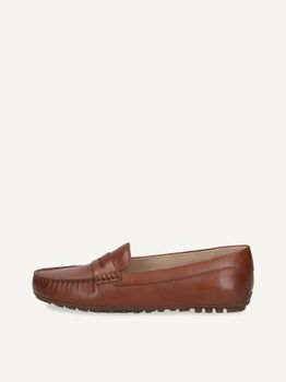 CAPRICE Moccasin, brown, made of Leather without heel, Size 39