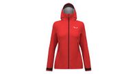 chaqueta impermeable salewa ortles 3l gore tex para mujer rojo