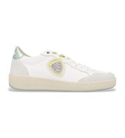 blauer para mujer s5olympia11 zapatillas de piel olympia11 beige 37 plano cordones casual