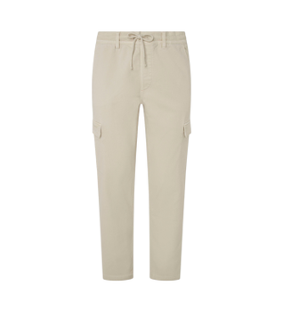 Pepe Jeans para hombre. PM211725 Pantalón cargo Gymdigo Blanco Crudo (33), Casual, Algodón, Sostenible