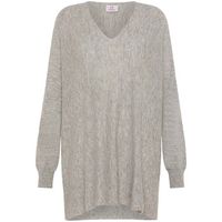 deha tunica wooly blend v-neck sweater para mujer