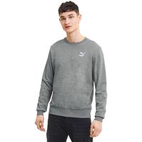 puma jersey classic logo crew embr felpa uomo medium grey 597752 03 para hombre