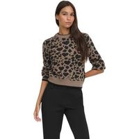 jacqueline de yong jersey jdylorraine animal ls pullover knt 15292890 para mujer