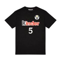 camiseta manga corta danilovic virtus kinder negra