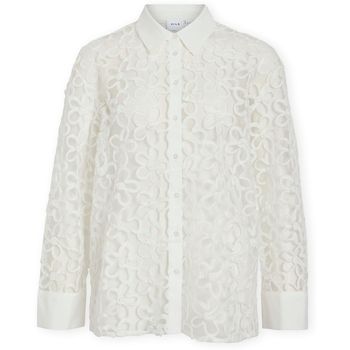 Vila Camisa Baja Shirt - Snow White para mujer