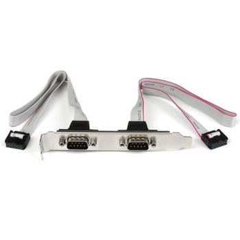 Cambiador de género para cables StarTech 2 puertos serie DB9 a IDC10