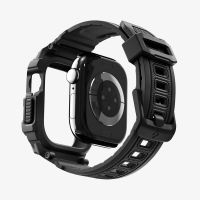 fundas spigen rugged armor pro 2 para apple watch 10 y 11 46mm negra